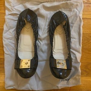GUC Fendi Ballet Flats